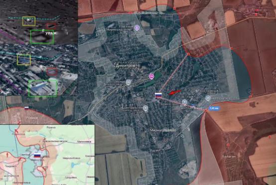 俄军已攻入米尔诺格勒市中心了。 就在最近，乌东战场上传来重磅消息——俄军已经