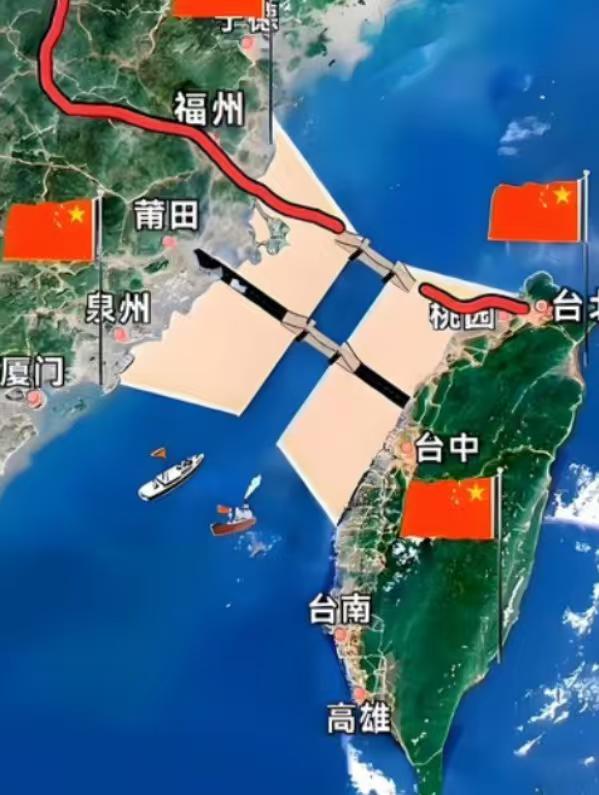 填海这个方法好，能够一劳永逸解决台湾问题！十万辆渣土车日夜交替、加上几万台挖掘机