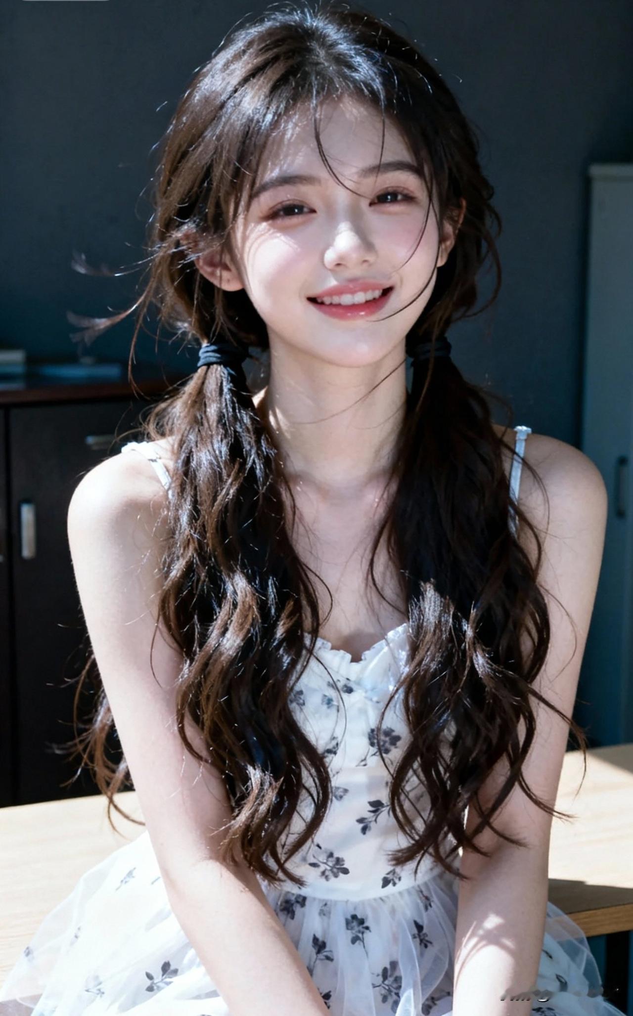 笑靥如花，倾国倾城。