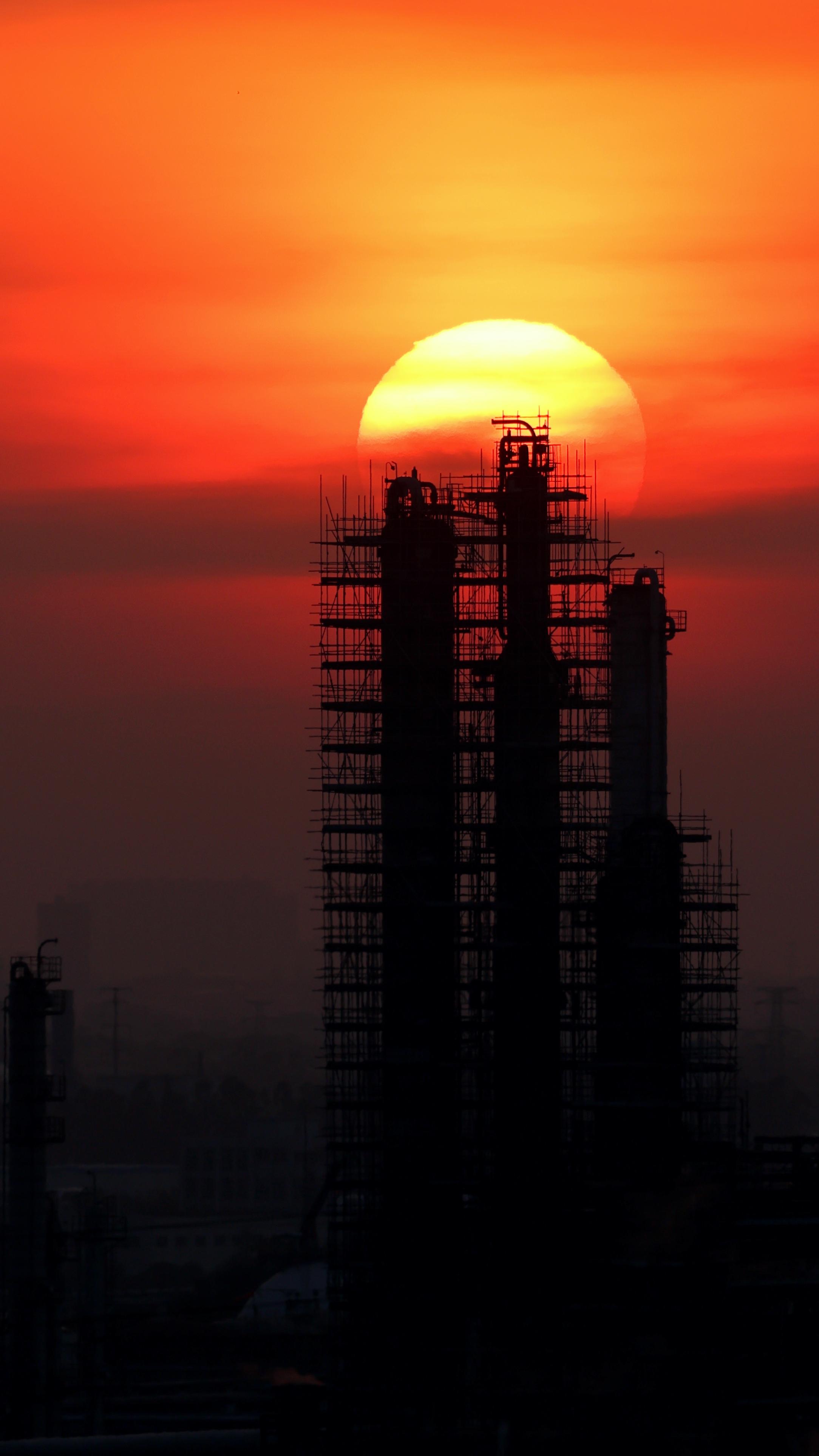 建筑之美 夕阳 工业风 摄影