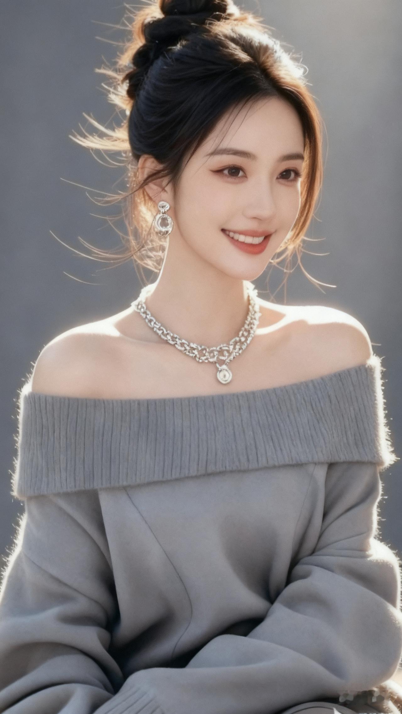 优雅灰调穿搭，闪耀珠宝配饰，尽显时尚魅力！