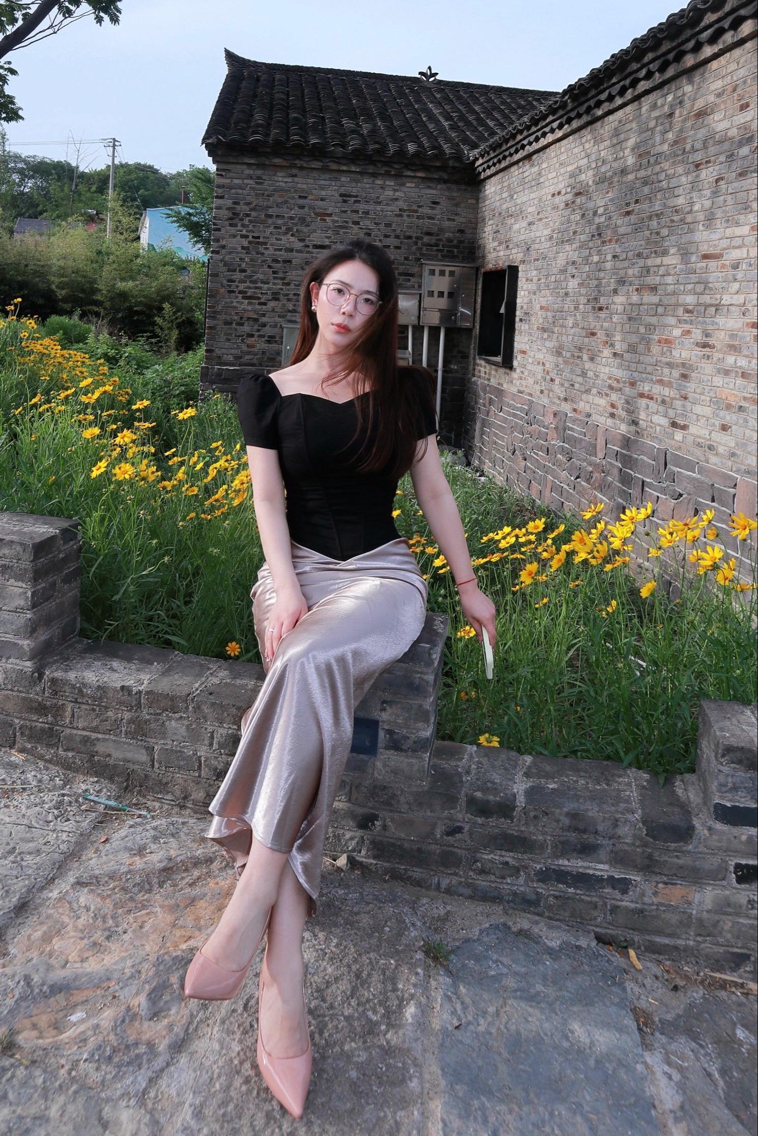 摄影 夏天 长裙 气场全开 穿搭搭配