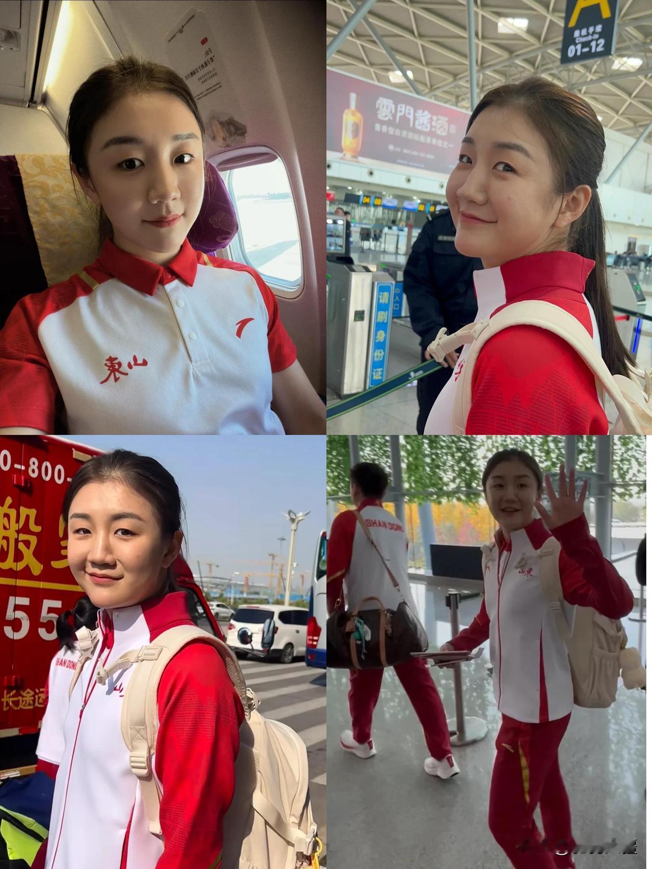 自带“夺冠体质”？陈梦穿安踏队服横扫赛场，红白配色+简洁设计美到犯规！全运