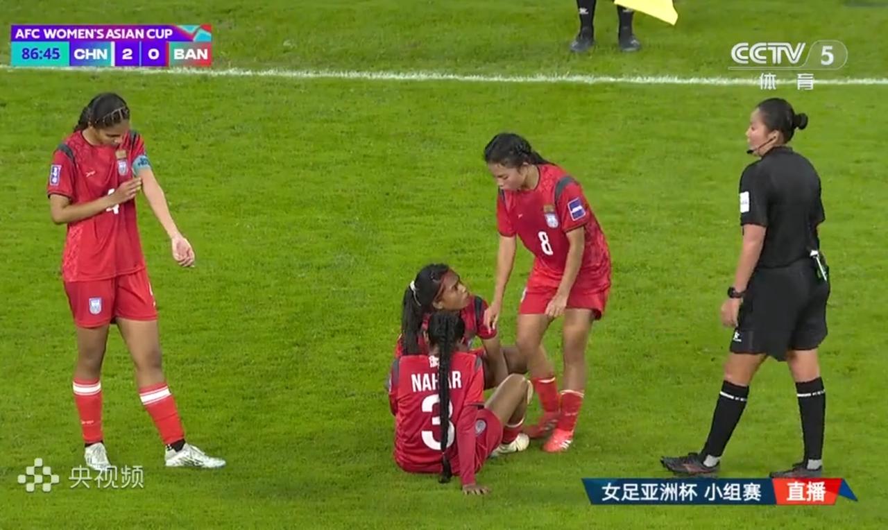 孟加拉国女足世界排名第112位，亚洲约第21位，中国女足竟然才2比0赢下孟加拉国