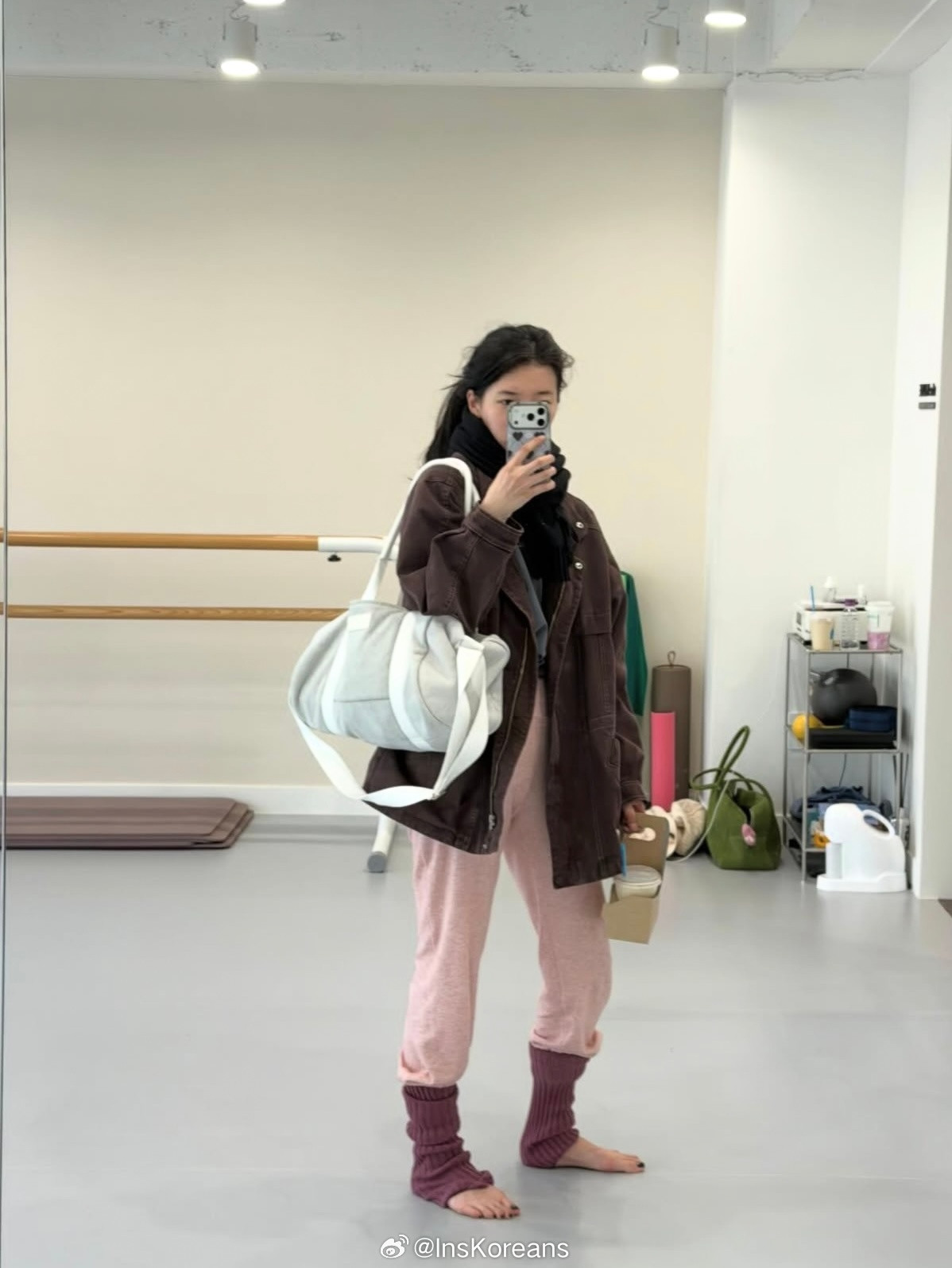 裴秀智秀智的芭蕾穿搭🩰韩女现在有一半在健身普拉提有一半在学芭蕾🩰