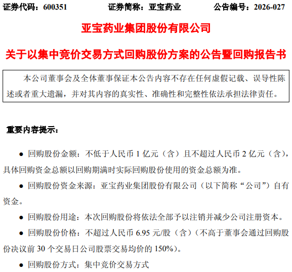 大额回购又现! 2家公司, 拟回购股份全部注销!