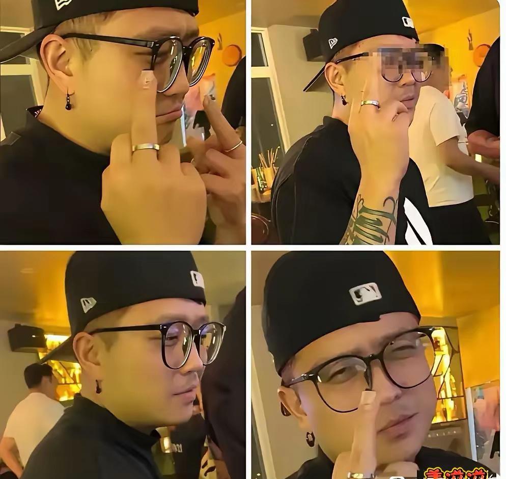 宋喆出狱后打扮时髦还添了纹身，被网友问起马蓉竟直接竖中指，嚣张劲儿一点没改。当年