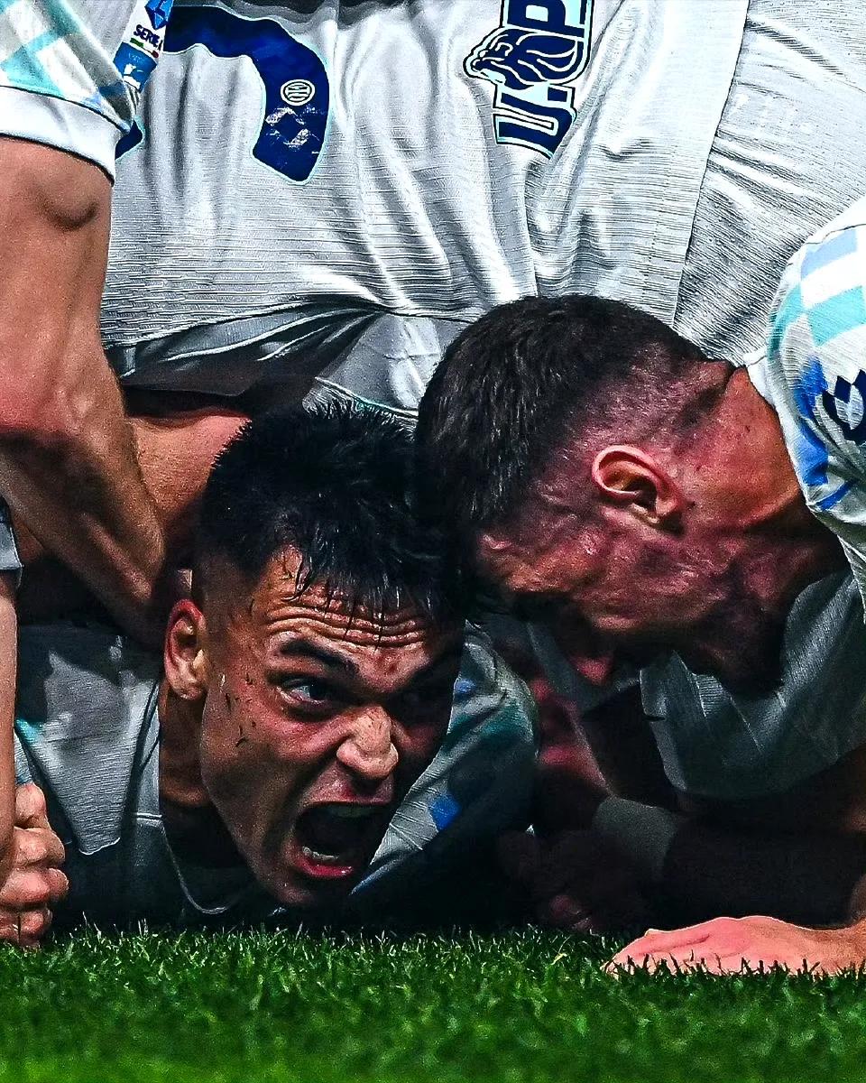 劳塔罗缺阵的五场球里，国米只赢两场，胜率40%，打进5球，1个点球，2个角球，场