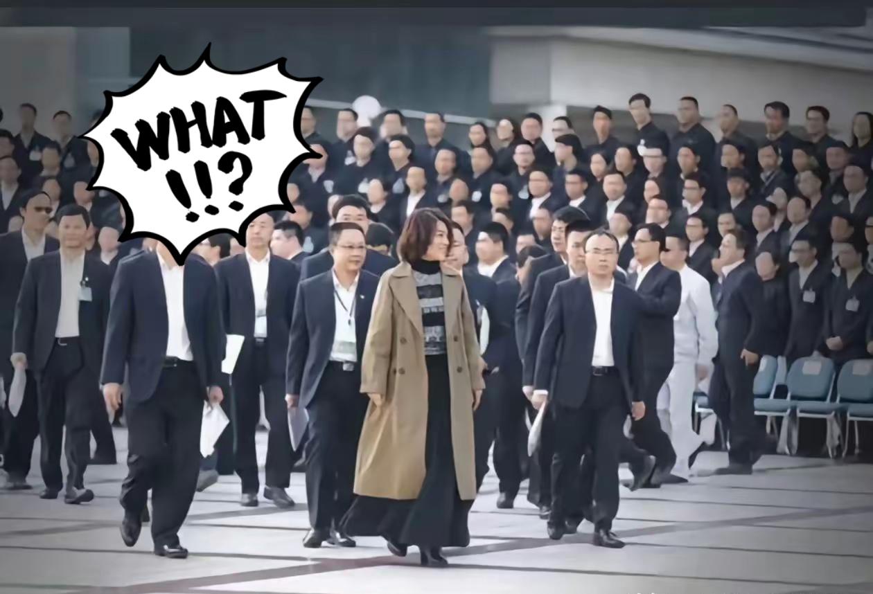 终于有一个女人能如此强悍,在一群男人的世界里杀出来。看见董明珠独自走在全球经销商