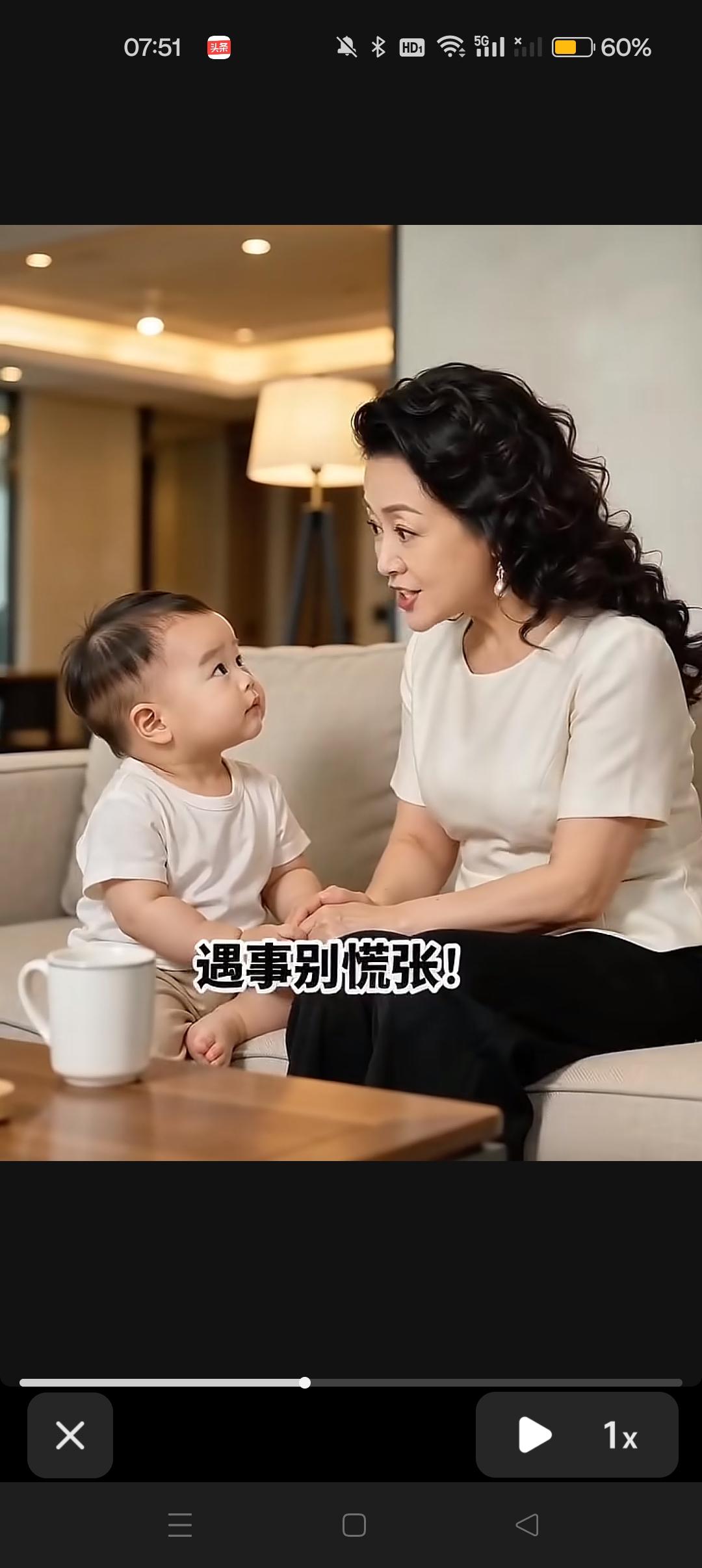 奶奶给汪宝讲道理😍做人要踏踏实实，遇事别慌张！凡事要慢慢来！好好