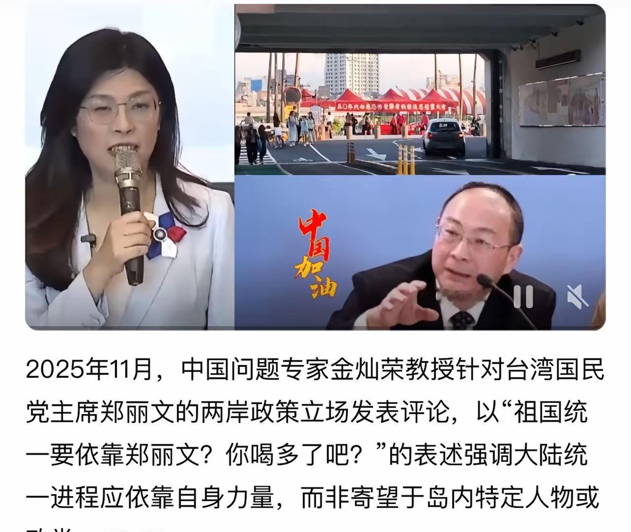 金灿荣这么多年，不鸣则已一鸣惊人，终于很正确很有水平的说对了一句话：“祖国