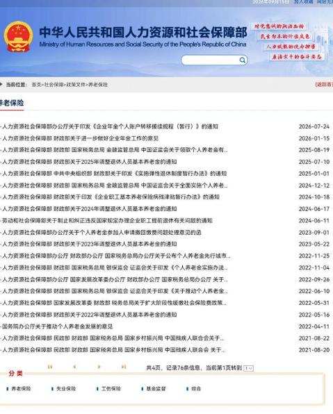 9月15日，人社部、财政部2026年基本养老金上调通知正式落地前，退休人员的工资