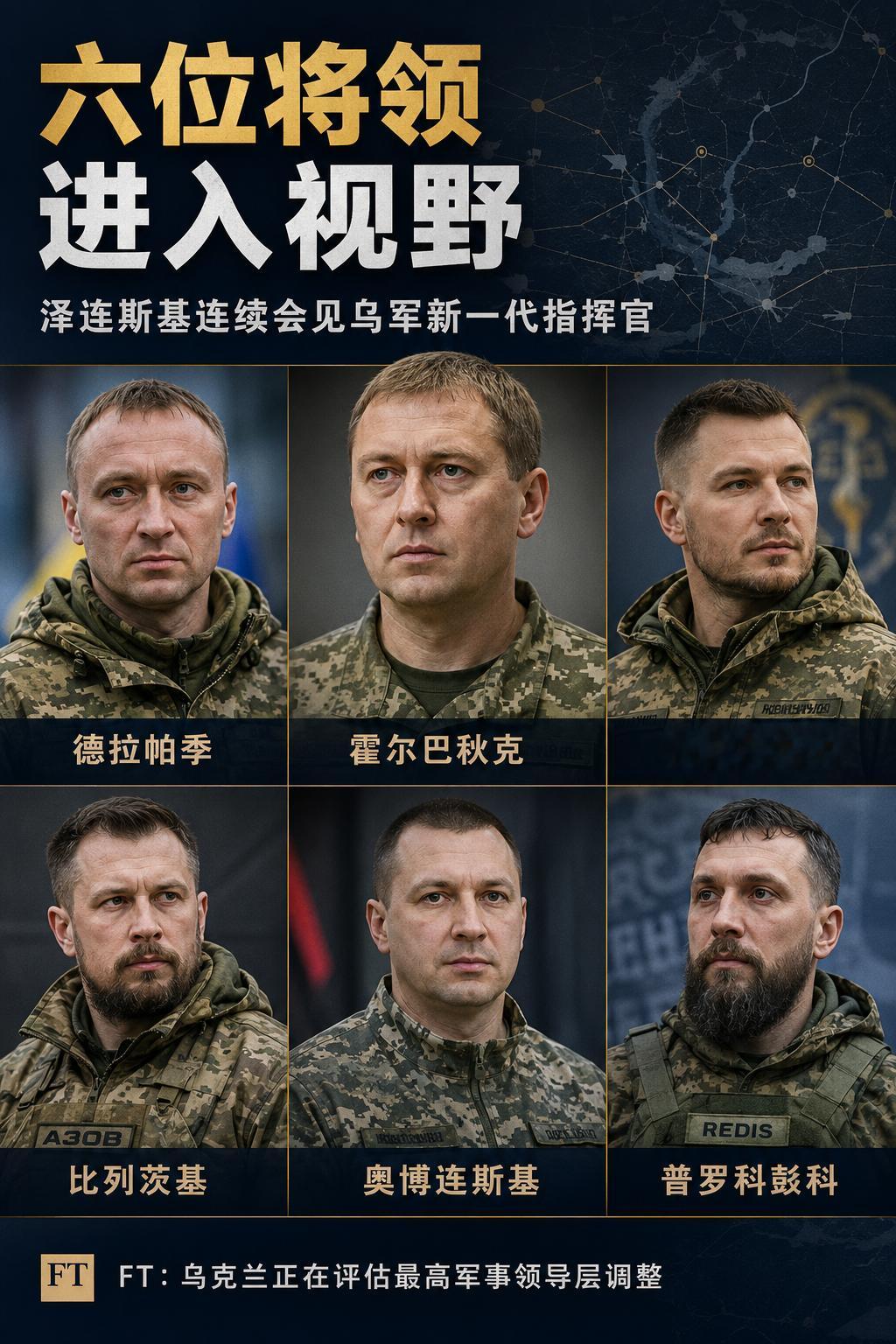 泽连斯基在为西尔斯基寻找接班人？六位潜在人选浮出水面乌克兰军队高层调整的讨论仍在