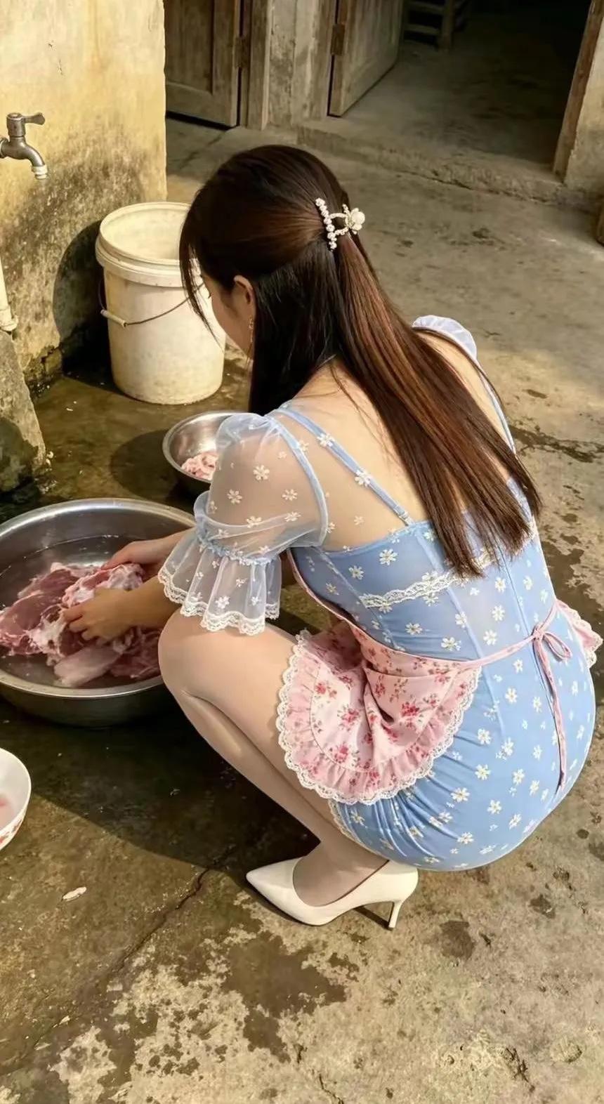 勤劳的女人