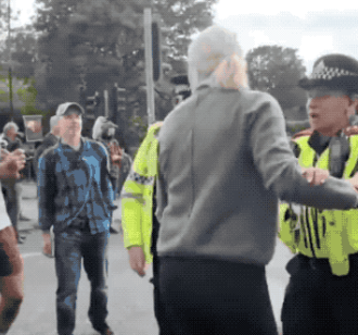 欧美“狗奴”的天塌了：英国妇女遛狗被警察拦路，因为中东伊斯兰移民讨厌宠物狗！很多