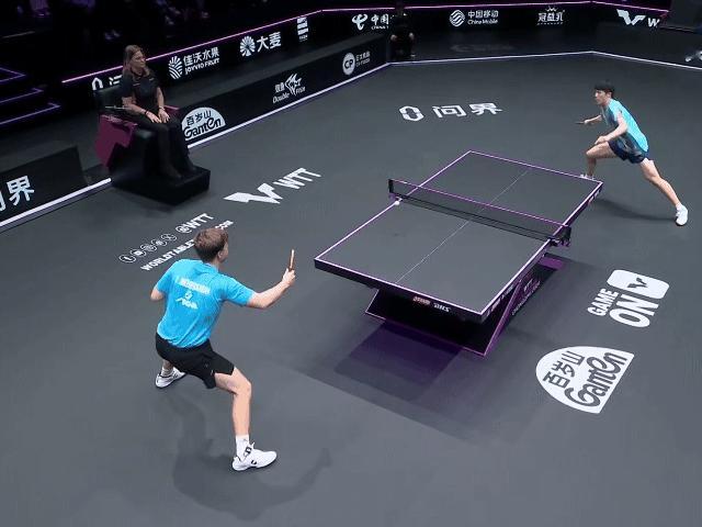 温瑞博3-1晋级：莫雷加德2个动作“气急败坏”。第一个动作，小莫拉球