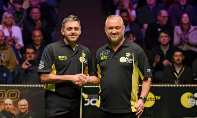 奥沙利文以6-1击败亨德利，晋级约翰·维尔戈杯决赛。比赛采用独特的“斯诺克90