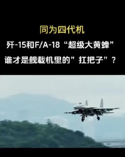 真相彻底撕开！歼15根本压不住超级大黄蜂？真实战力差距远超想象很多人被纸面