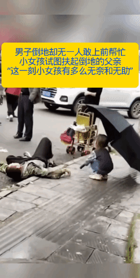 小小的身影无助又可怜！