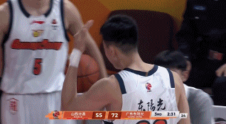被罚下冤枉啊！今晚广东男篮在CBA强强对话中95-89客场力克山西男篮，取得七连