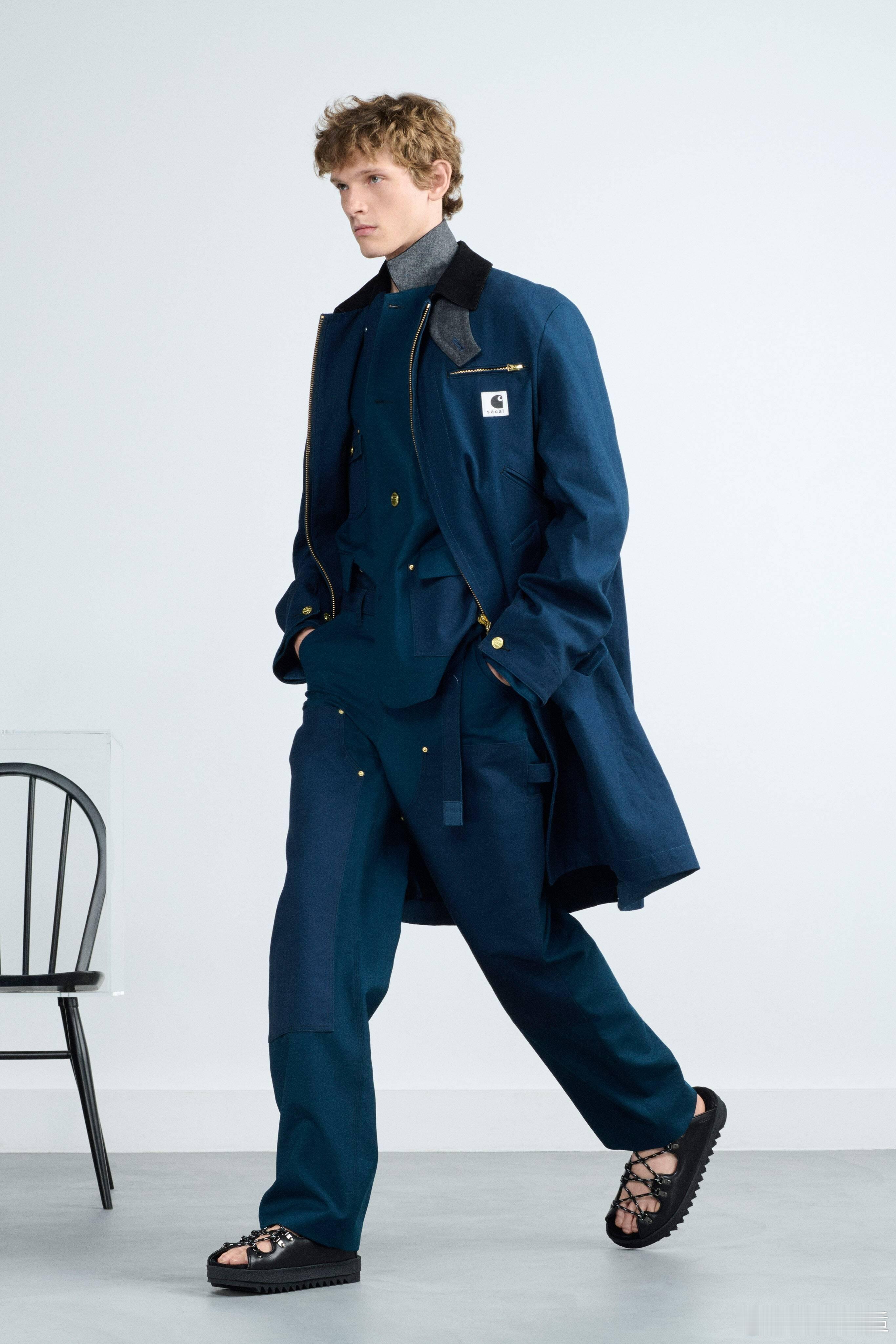 男装周Sacai2026春夏男装玩起「极简廓形杀」！没走秀但静态展直接封神——