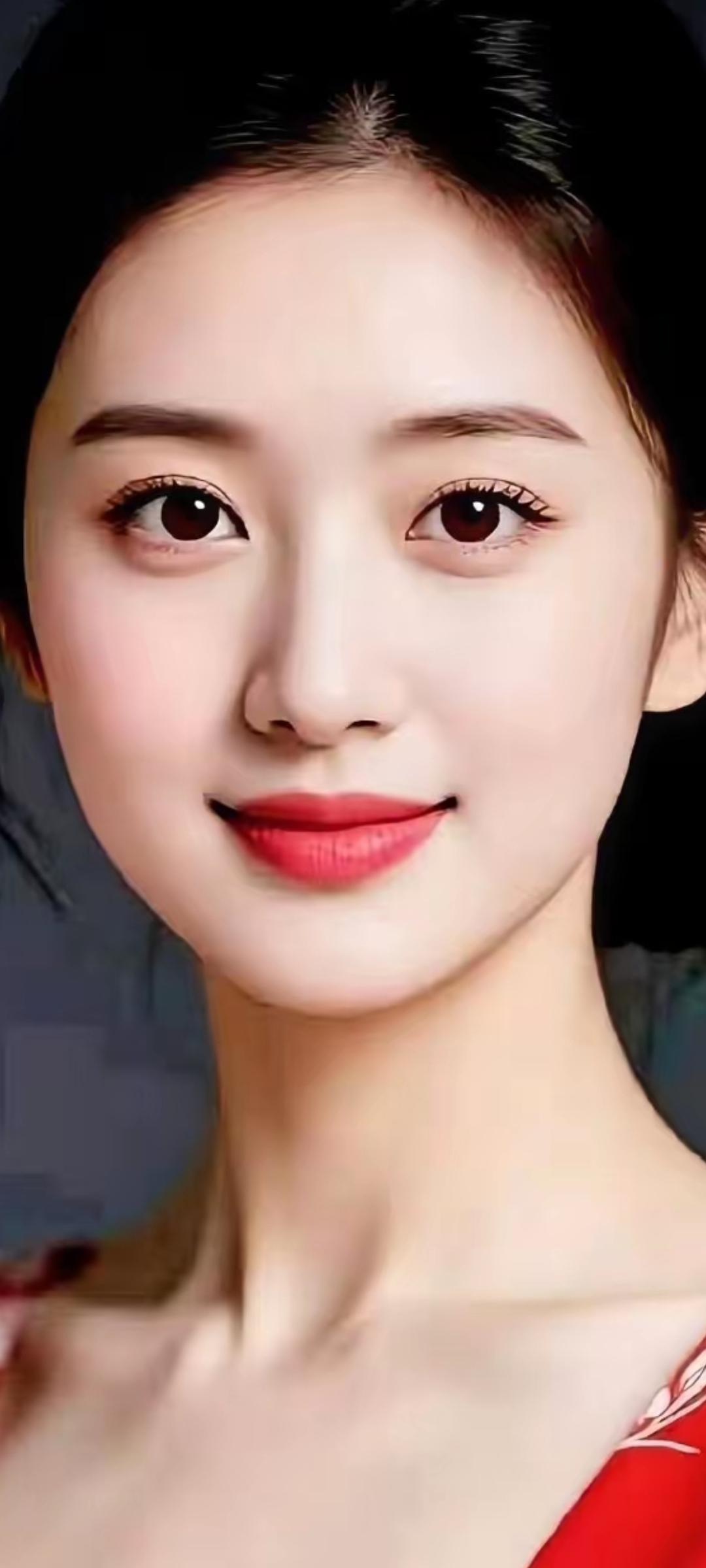 甜美笑容，红唇诱惑，气质女神！😍✨