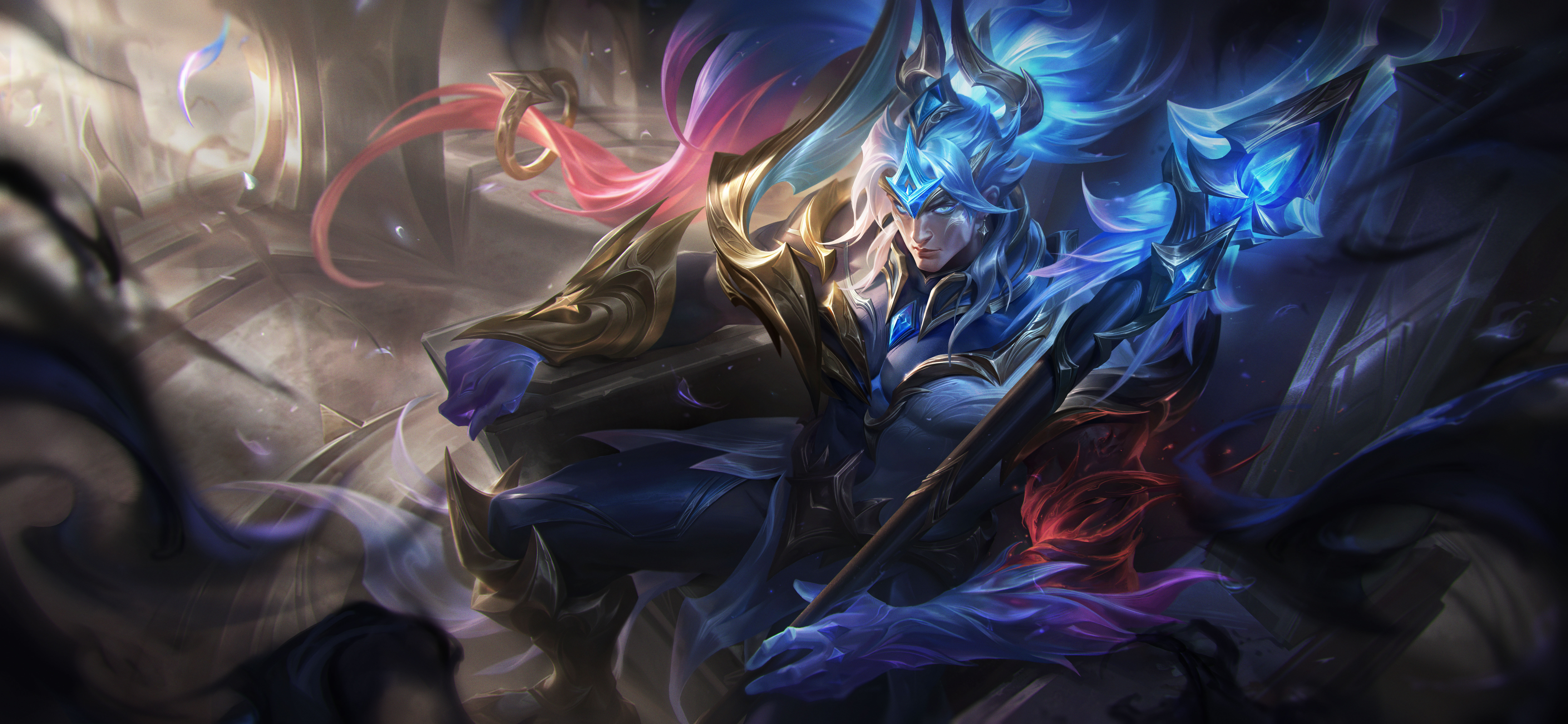LOL手游黎明使者赵信皮肤原画（完整版）英雄联盟​​​