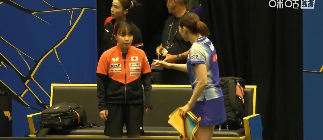 桥本帆乃香削完啦！3-0拿下胜利！除了第三局缠斗多了一些，其余还真挺顺利！难道只