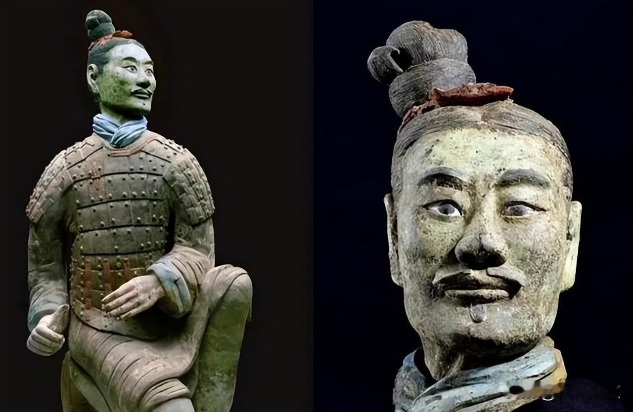 绿脸俑还在库房里躺着，没人敢挪它，也没人敢说懂它。它就那么跪着，脸是绿的，跟别