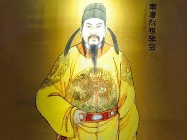 南唐一帝二主：1.烈祖李昪：49岁篡吴自立，在位6年毒发暴崩；（开国之君）