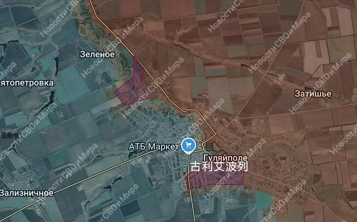 多信源表明扎波罗热州的古利艾波列快完犊子了，因为俄军东部集群突击队已从多处渡过了