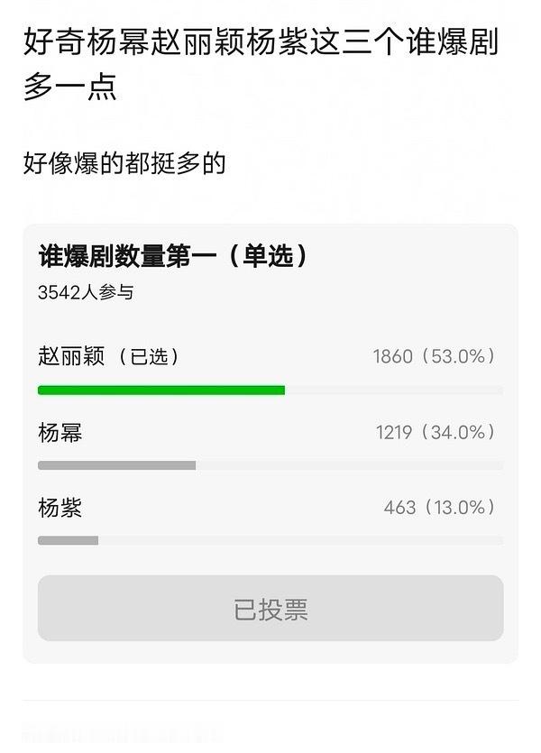 赵丽颖杨幂杨紫谁的爆剧多？因为这张图论坛好几家🌸在混战……​​​