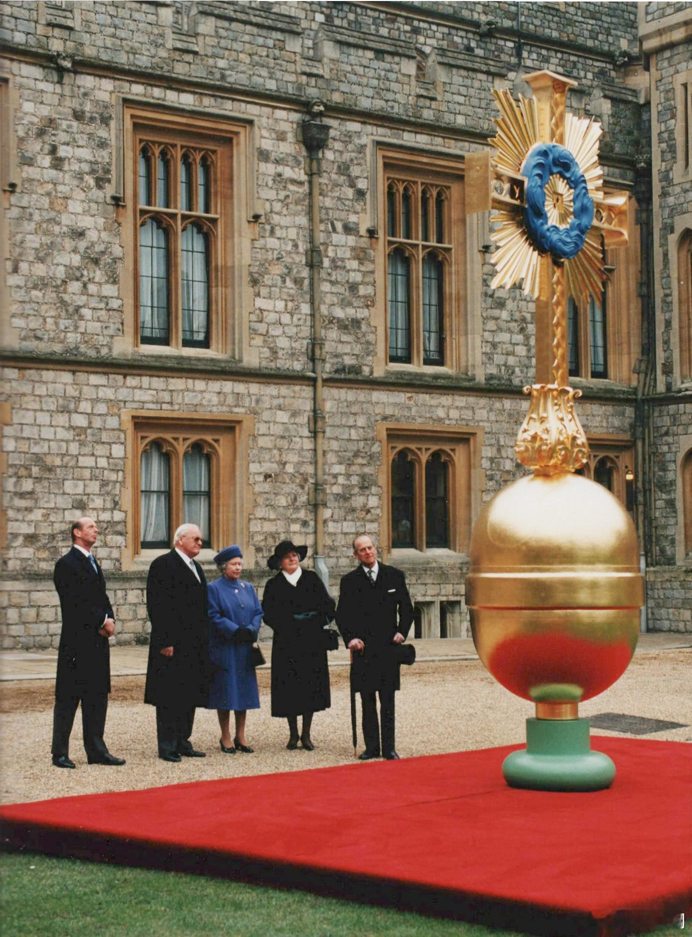 英国王室🇬🇧🇩🇪27年前，德国总统罗曼·赫尔佐克阁下对英国进行国事访问。