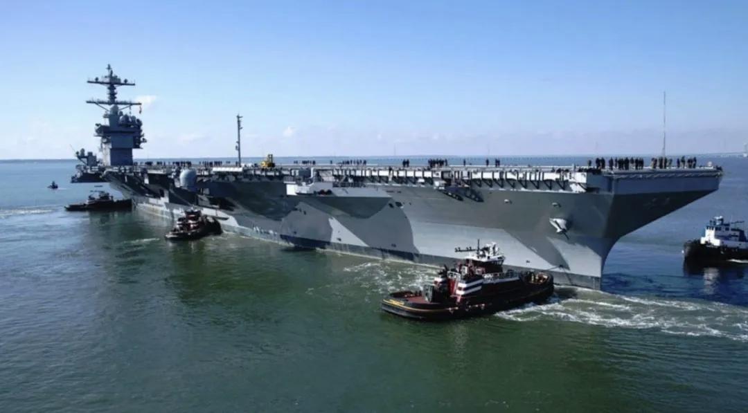 美国海军的第二艘福特级电磁弹射航母，终于开始海试了。近日，美国第二艘福特级电磁弹