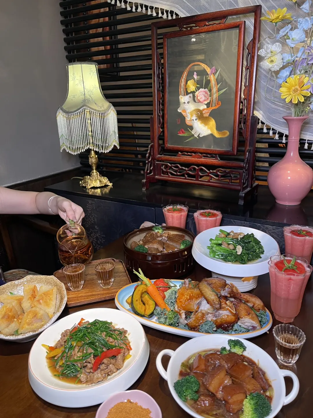 深圳上梅林近期最舒服中餐厅，好吃！