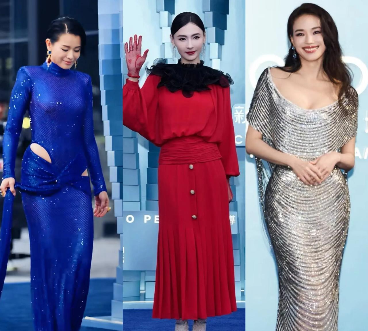 澳门红毯出席的女明星们给所有女人上了一课胡杏儿今年45岁了，张柏芝今年也45