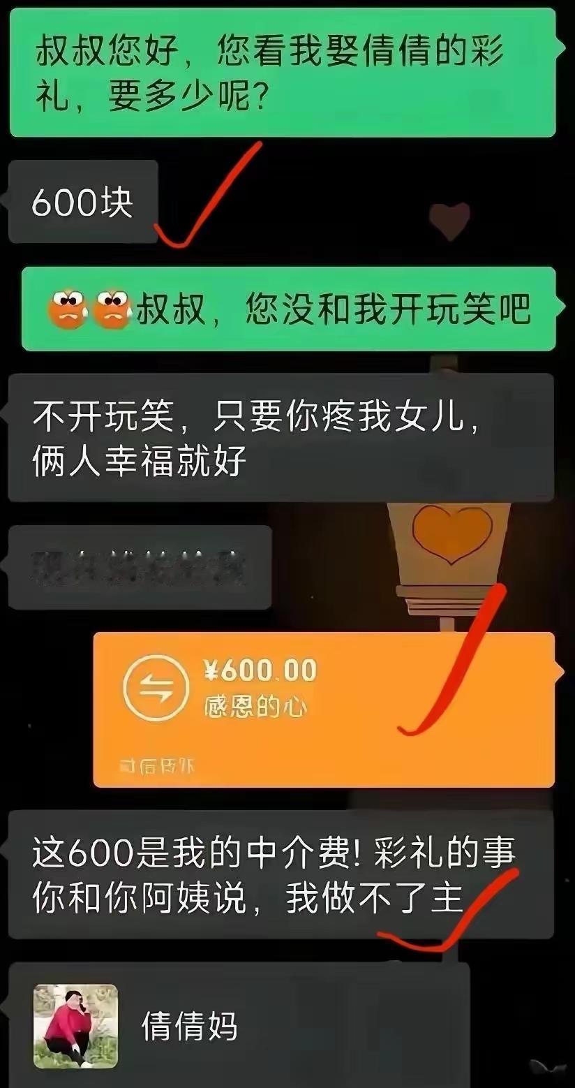 有这样的岳父是幸福的，说明他的岳父心宽，并且要的也不多，在多数男人承受的范围内，