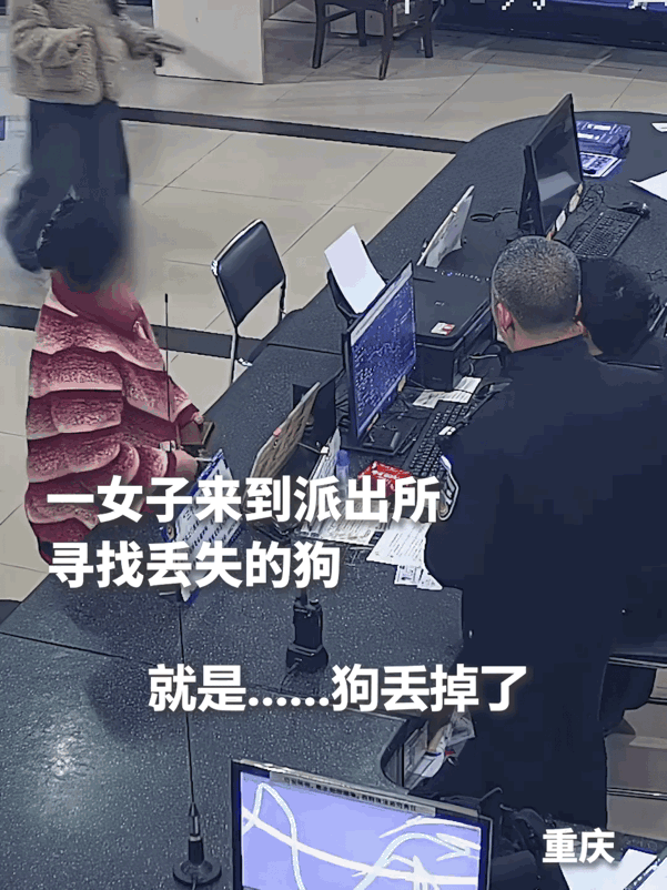 彻底解释不清啦！一女子前往派出所，想让警察帮忙调取监控，寻找丢失