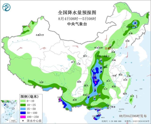 陕西湖北等地有强降水 东北地区华北等地有强对流天气