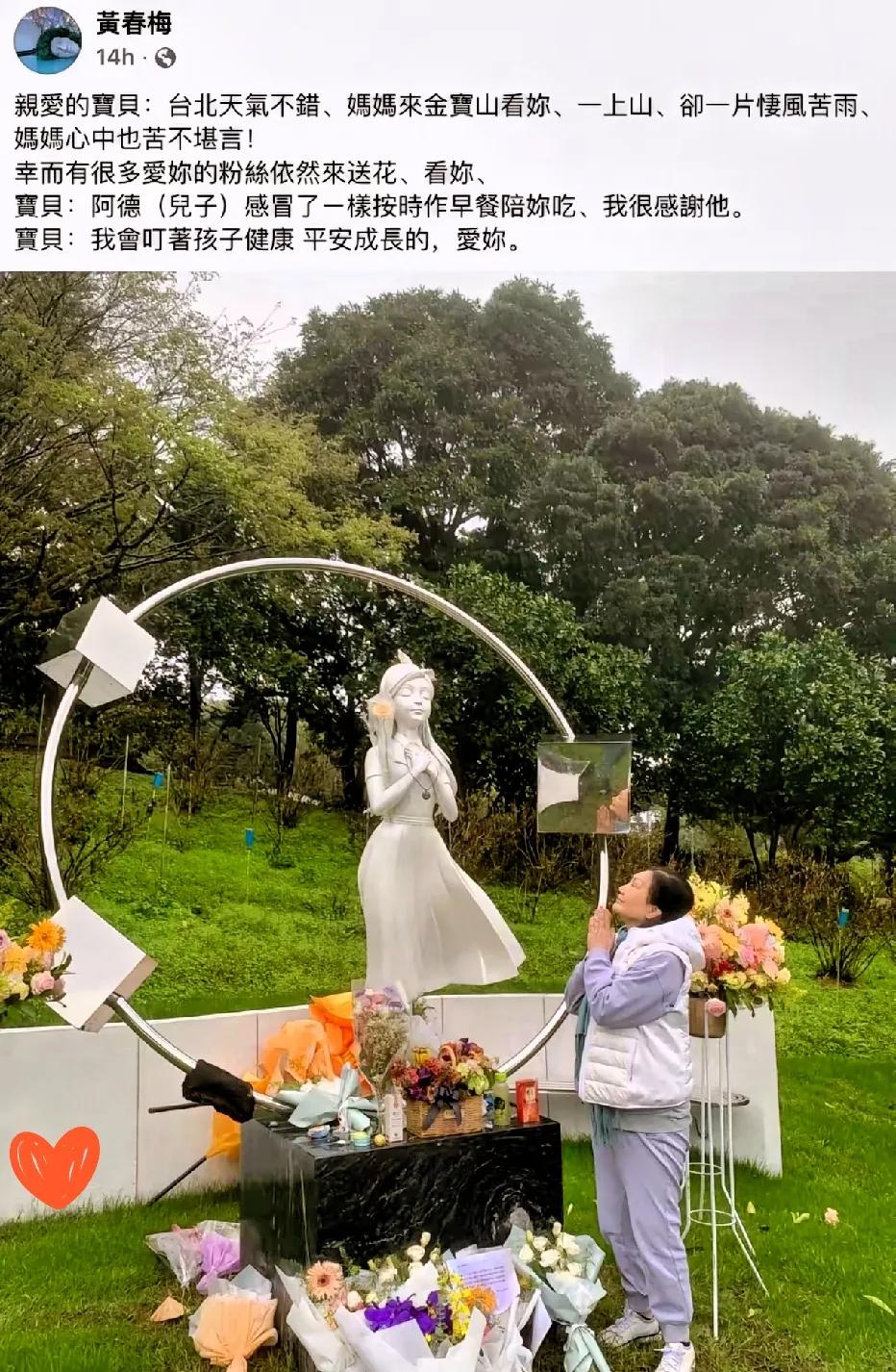 S妈金宝山探大S，这番话信息量好大！S妈黄春梅晒出探望大S画面，配文里那句“