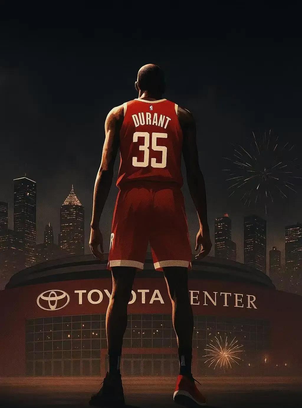 ESPN：杜兰特与火箭正在商讨一份2年1.12亿美元续约合同据ESPN报道，火