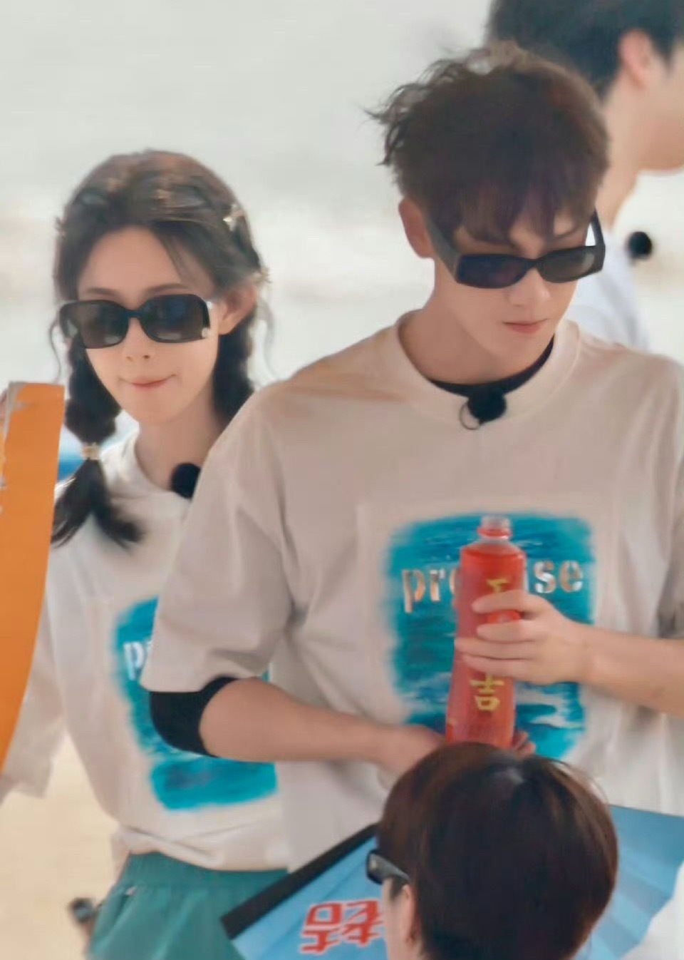 孟子义李昀锐奔跑吧海边路透孟子义孟子义