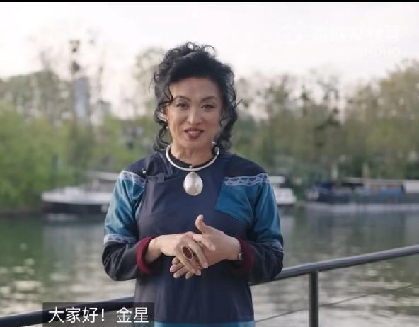 金星离开国内越来越像男人了，造型和脸违和感很重，一看就是西方化妆师的手笔。