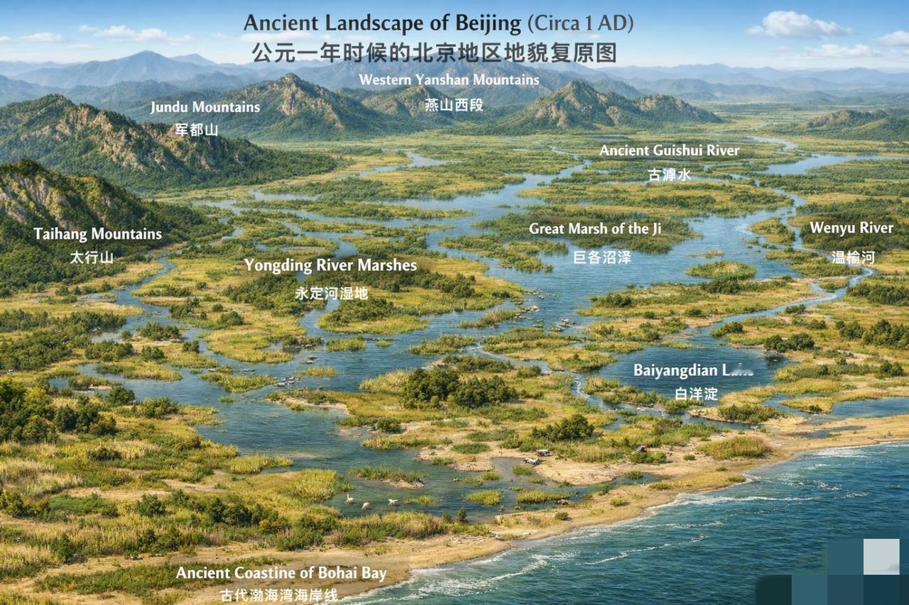 两千年前的北京，不是首都，是一片湿地[呲牙笑]