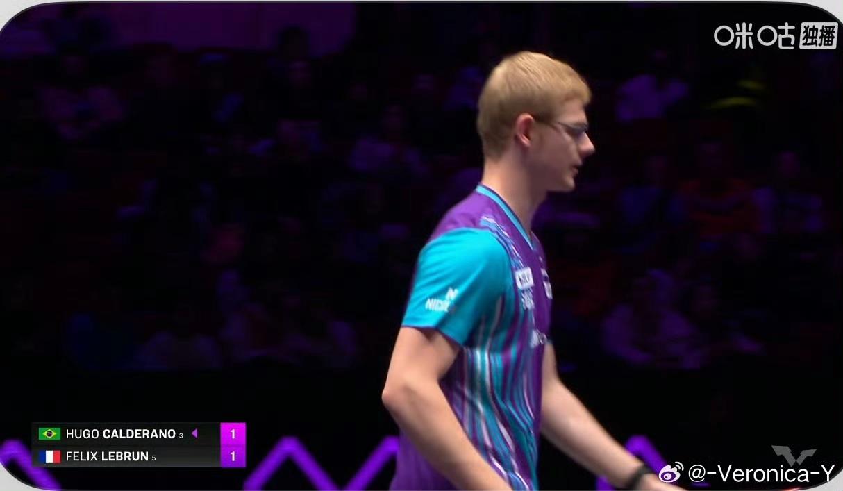 拍子都要抡冒烟了[吃瓜]，第一局雨果🇧🇷12-10胜了小勒布伦🇫🇷