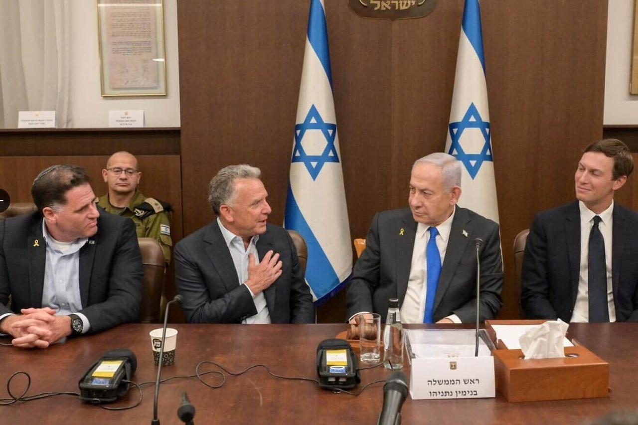 突发新闻——一名军方消息人士向以色列第14频道透露了以色列官员与维特科夫的会