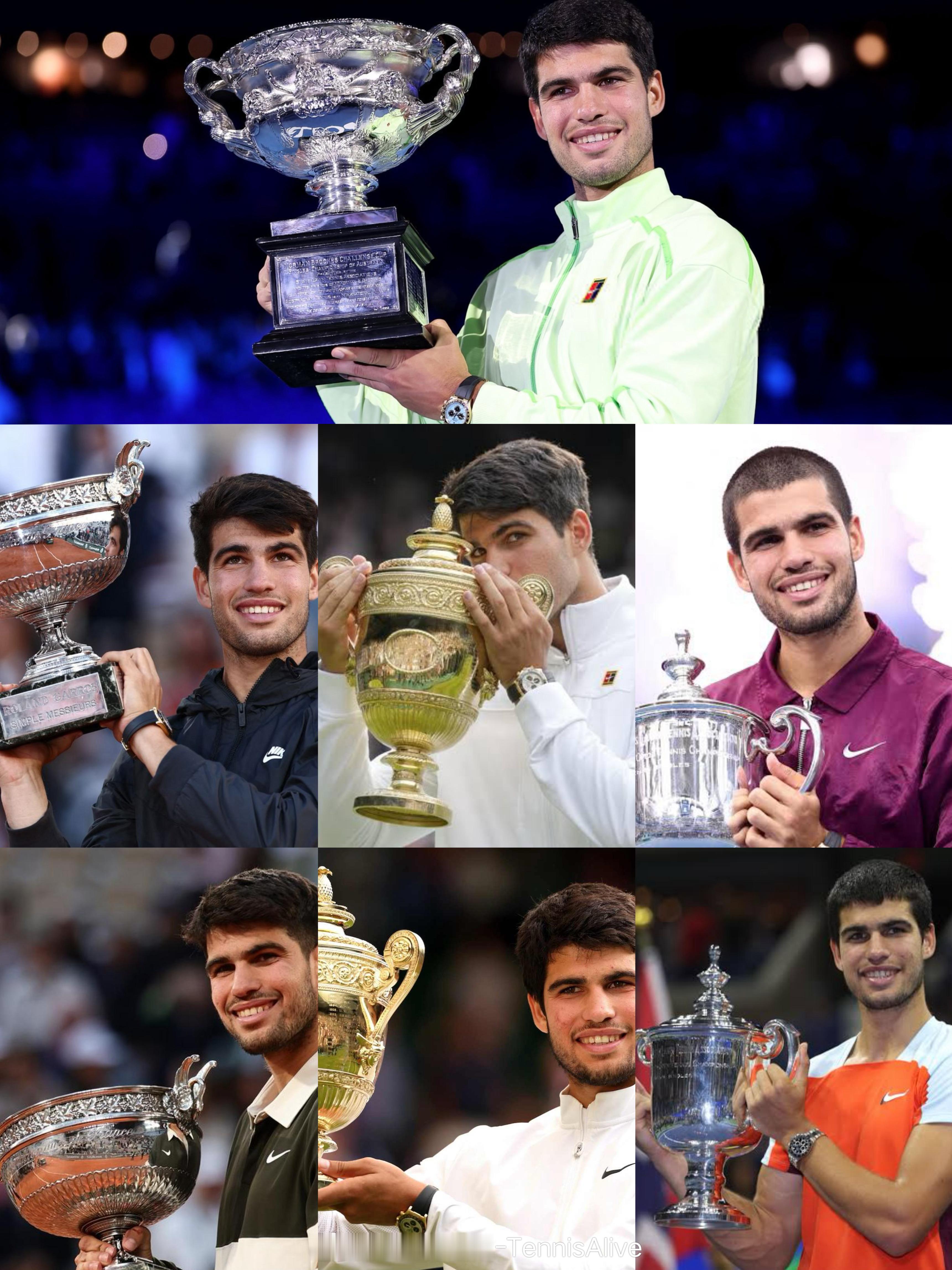 【公开赛历史上的全满贯男球员】🏆🏆🏆🏆🏆罗德拉沃尔：31岁（1969）