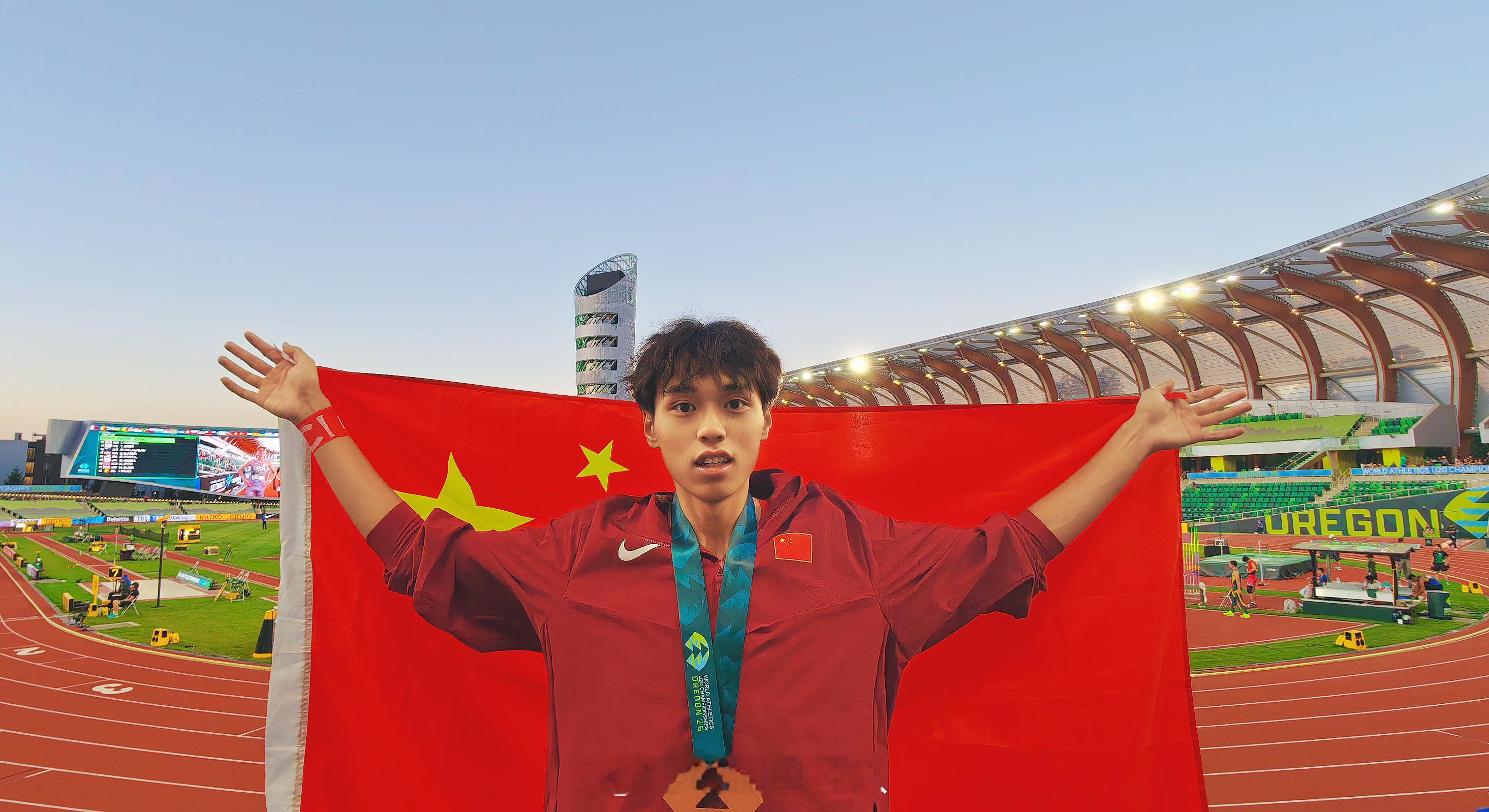第三个比赛日结束✔️中国田径队的小将暂时收获两金一铜🏅🥉中国田径梦之队中国田