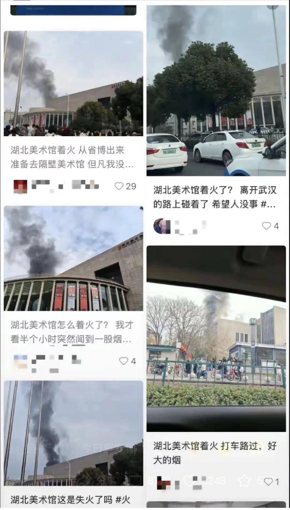 湖北美术馆那场火，看着通报“无伤亡、馆藏无损”，实则细思极恐！50平方米的