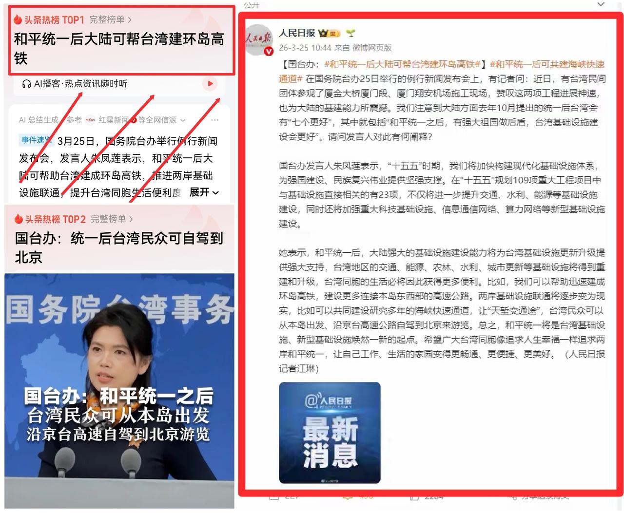 和平统一后，台湾的“3小时高铁”，到底戳中了我们心里哪根弦？2026年3